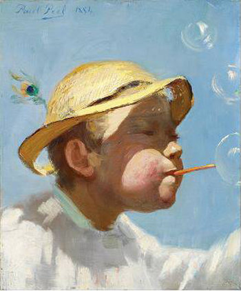 ‘The Bubble Boy’ 폴 필, 1884년.