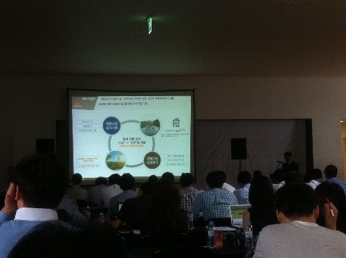 지난 25일 진행된 뉴스테이1호 ‘e편한세상 도화‘ 사업설명회
