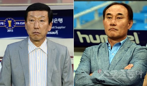 전북 현대 최강희 감독-성남 김학범 감독(오른쪽). 스포츠동아DB