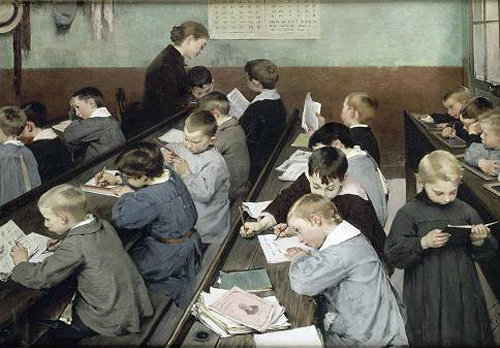 The Children＇s Class, 장 조프루아, 1889년.