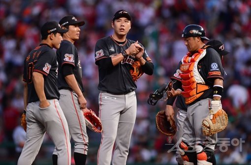 권혁. 김하성 박동원 스포츠동아DB