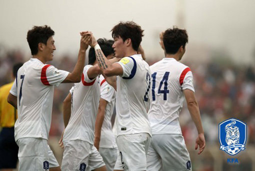 한국축구대표팀. 사진제공｜대한축구협회