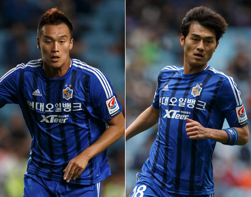 울산 김신욱-양동현(오른쪽). 사진제공｜한국프로축구연맹