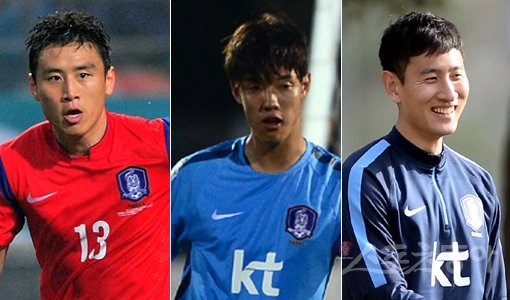 아우크스부르크 구자철-홍정호-지동원(맨 왼쪽부터). 스포츠동아DB