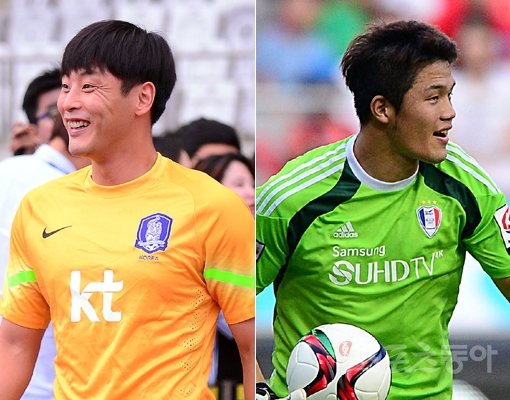 전북 권순태-수원 정성룡(오른쪽). 스포츠동아DB