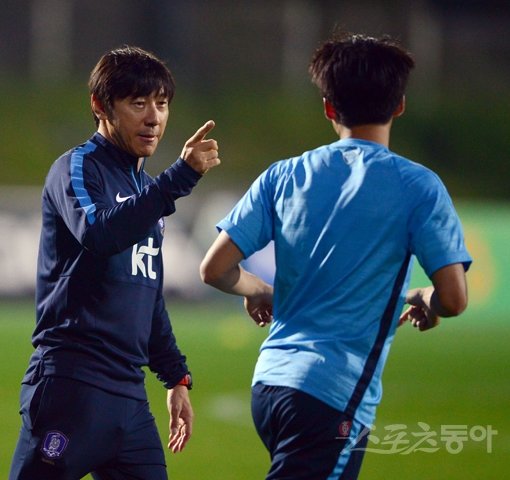올림픽축구대표팀 신태용 감독(왼쪽). 스포츠동아DB