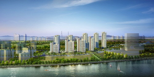 힐스테이트 레이크 송도 투시도