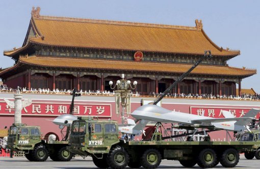9월 3일 중국 베이징 톈안먼 광장에서 열린 항일전승 70주년 기념 열병식.