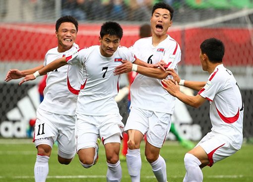 북한 U-17 대표팀. 사진제공｜국제축구연맹