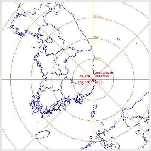 ‘울산-경주 부근 지진’ (사진= 기상청)