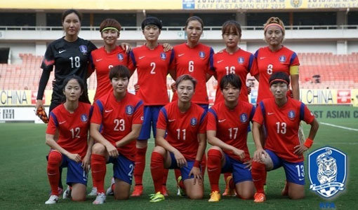 여자축구대표팀. 사진제공｜대한축구협회