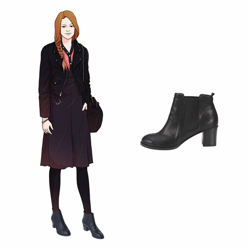 짧은 다리를 가려주는 ‘첼시 부츠’