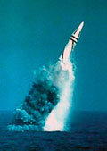 중국의 잠대지 핵탄두미사일 ‘쥐랑(巨浪)-2’.