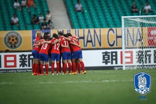 여자축구국가대표팀. 사진제공｜대한축구협회