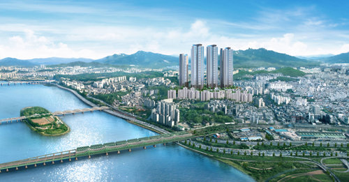서울 동작구 상도동에 시공 예정인 지역주택조합 아파트 ‘동작 하이팰리스’ 조감도. 중소형 지역주택조합은 가격 부담이 적고 환금성이 유리해 미래가치가 높다.