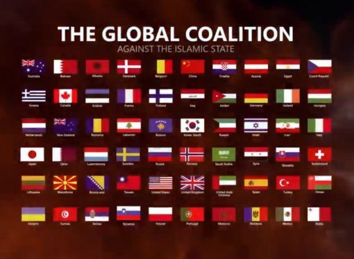 급진 수니파 무장세력 이슬람국가(IS)가 미국과 이란, 터키, 러시아 등을 위협하는 영상을 25일(현지시간) 공개했다. 전 세계 60개국 목록에는 한국과 중국, 일본도 포함됐다.