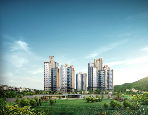 <태안 동문 이테크 코아루 투시도>