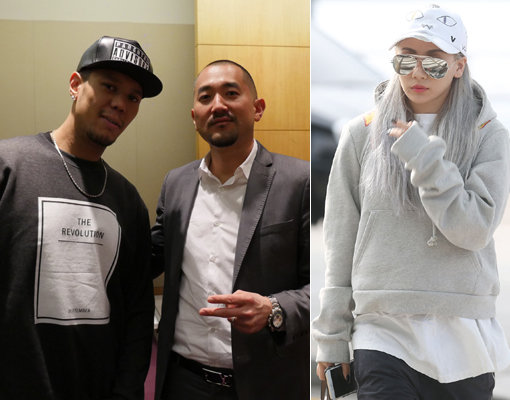 래퍼 매니악-그룹 투애니원의 씨엘(오른쪽). 사진｜원샷엔터테인먼트·동아닷컴DB