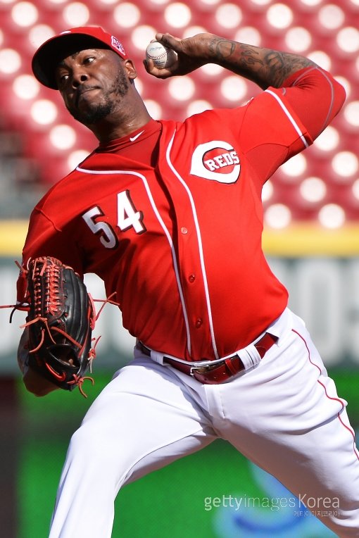 LA 다저스 아롤디스 차프만. 사진=ⓒGettyimages멀티비츠