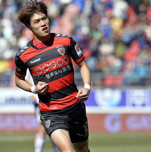 옌볜FC 김승대. 사진제공｜포항스틸러스