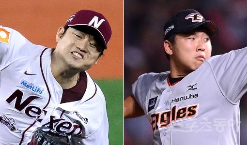 넥센은 11일 FA로 이적한 마무리투수 손승락(왼쪽)의 보상선수 대신 올 시즌 연봉 300%에 해당하는 보상금 15억9000만원을 선택했다. 그러나 넥센은 당초 심수창의 보상선수로 롯데가 한화에서 지명한 우완투수 박한길(오른쪽)을 뽑으려 했던 것으로 밝혀졌다. 스포츠동아DB