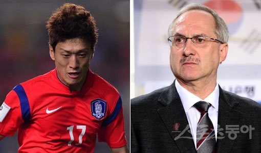 크리스털 팰리스 이청용-국가대표팀 슈틸리케 감독(오른쪽). 스포츠동아DB