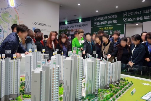 안성 푸르지오 견본주택 현장. (자료:대우건설)