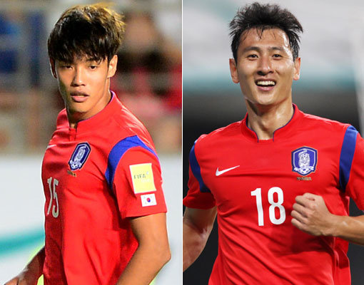 FC 아우크스부르크 홍정호-지동원(오른쪽). 사진｜스포츠동아DB·스포츠코리아