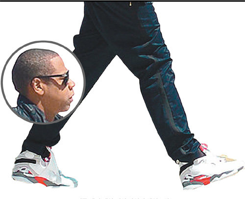 미국 래퍼 제이 지의 나이키 에어조던8.