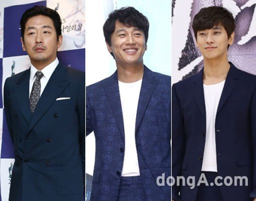 배우 하정우, 차태현, 주지훈. 사진제공｜동아닷컴DB
