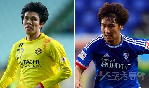 전북이 수원에서 최재수(오른쪽)를 영입한 데 이어 일본 가시와 레이솔에서 활약해온 김창수까지 품에 안으며 양쪽 측면 수비 자원을 대거 보강했다. 스포츠동아DB