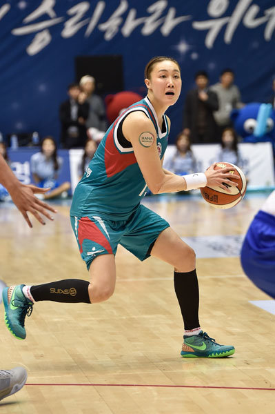 KEB하나은행 김정은. 사진제공｜WKBL