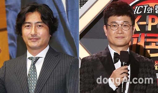 축구해설위원 안정환-방송인 김성주(오른쪽). 동아닷컴DB