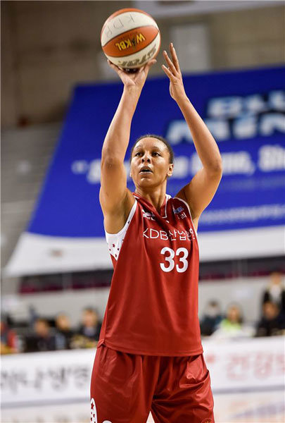 KDB생명 플래넷 피어슨. 사진제공｜WKBL