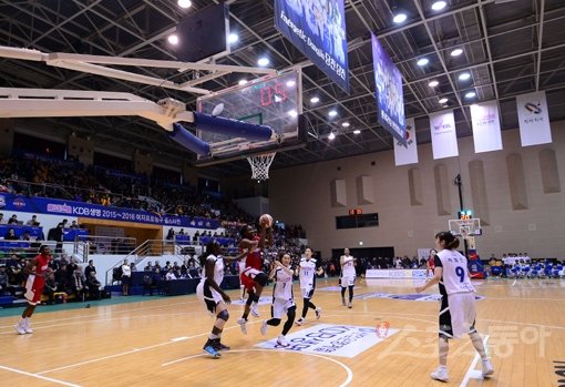 ‘KDB생명 2015-2016 여자프로농구’ 올스타전이 당진실내체육관에서 열렸다. 당진｜김종원기자 won@donga.com