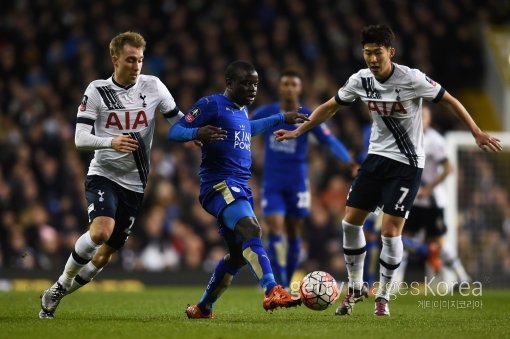 토트넘 손흥민(맨 오른쪽). 사진=ⓒGettyimages멀티비츠