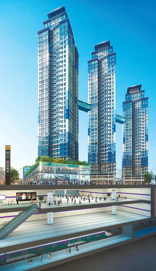 오목교 휴엔하임은 서울 지하철 5호선 오목교역이 단지와 직접 연결될 예정이다.