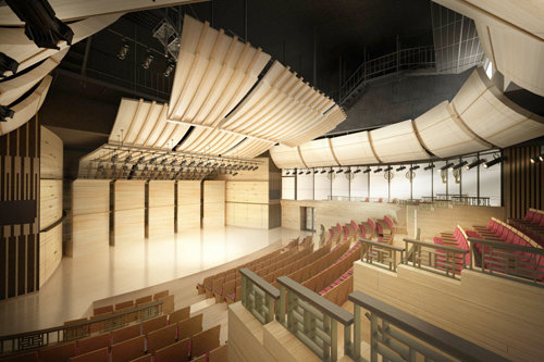 공사를 거쳐 자연음향 기반 공연장으로 11월 재개관하는 국립국악원 우면당의 예상도. 국립국악원 제공