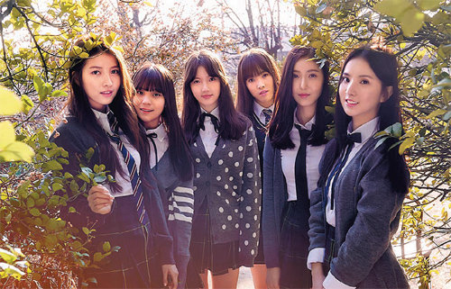 요즘 인기 있는 여성 그룹 ‘여자친구’. 쏘스뮤직 제공