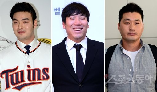 미네소타 박병호-볼티모어 김현수-세인트루이스 오승환(맨 왼쪽부터). 스포츠동아DB
