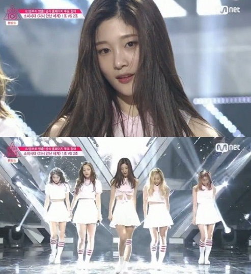 프로듀스101 정채연 (사진=mnet ‘프로듀스101’)