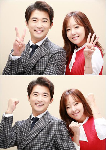 KBS2 새 주말드라마 ‘아이가 다섯’의 안재욱-소유진. 사진제공｜에이스토리