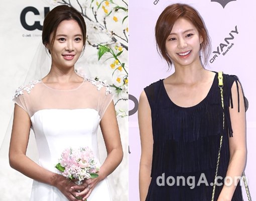 연기자 황정음-탤런트 박수진(오른쪽). 동아닷컴DB