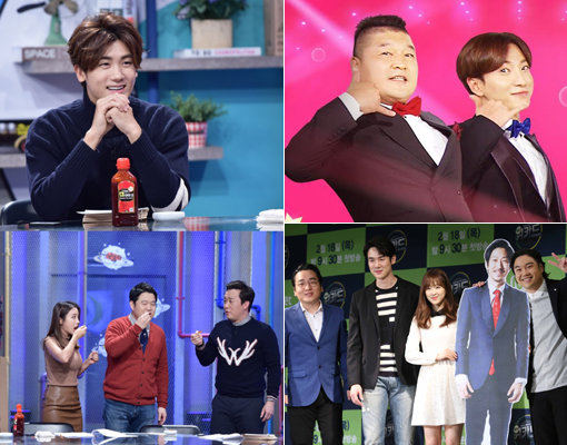 MBC 예능 프로그램 ‘능력자들’-SBS 예능프로그램 ‘스타킹’-M.net 뮤직 프로그램 ‘위키드’(왼쪽부터 시계방향으로). 사진｜MBC·SBS·동아닷컴DB