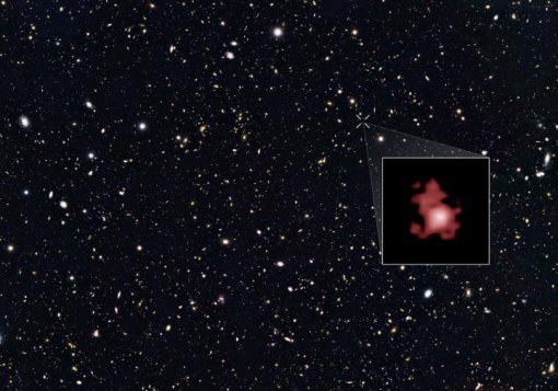 허블우주망원경으로 관측한 빅뱅 후 4억 년 시기의 은하 ‘GN-z11’의 모습. 송경은 동아사이언스기자 kyungeun@donga.com