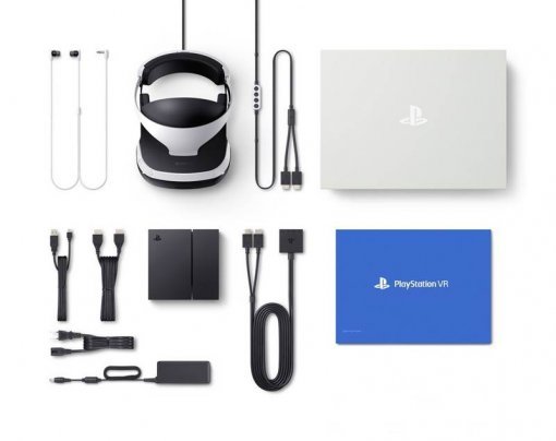 PS VR 패키지 동봉품 사진 (출처=SCE)