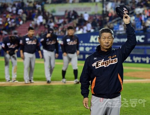 한화 김성근 감독. 사진제공｜스포츠동아