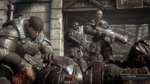 기어스오브워 얼티메이트 에디션 플레이 화면 (출처=동아닷컴)