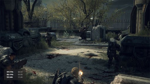 기어스오브워 얼티메이트 에디션 플레이 화면 (출처=동아닷컴)