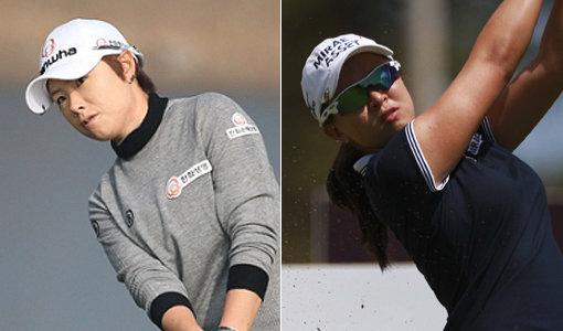 지은희-김세영(오른쪽). 사진제공｜LPGA·롯데